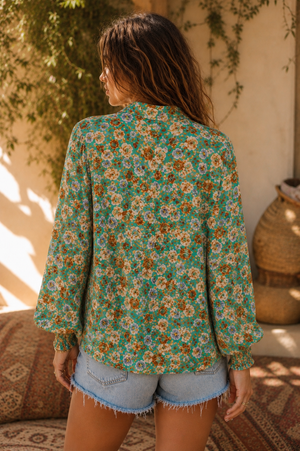 Fallin' Easy Semi-sheer Chiffon Blouse