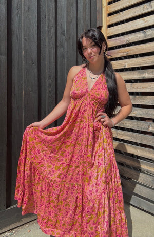 Love Is A Wild Thing Flowy Tiered Maxi Dress - BACKORDER 6/4