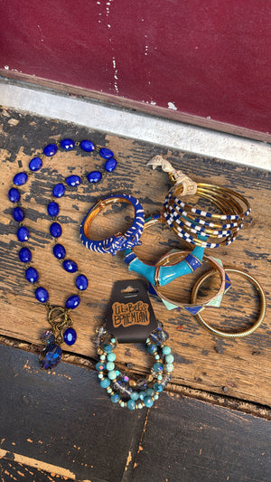 Tangled Up In Blue Jewelry Set