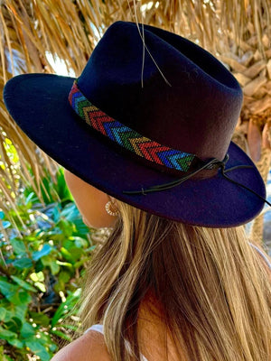 KAQCHI Rainbow Beaded Hat Band (DS)