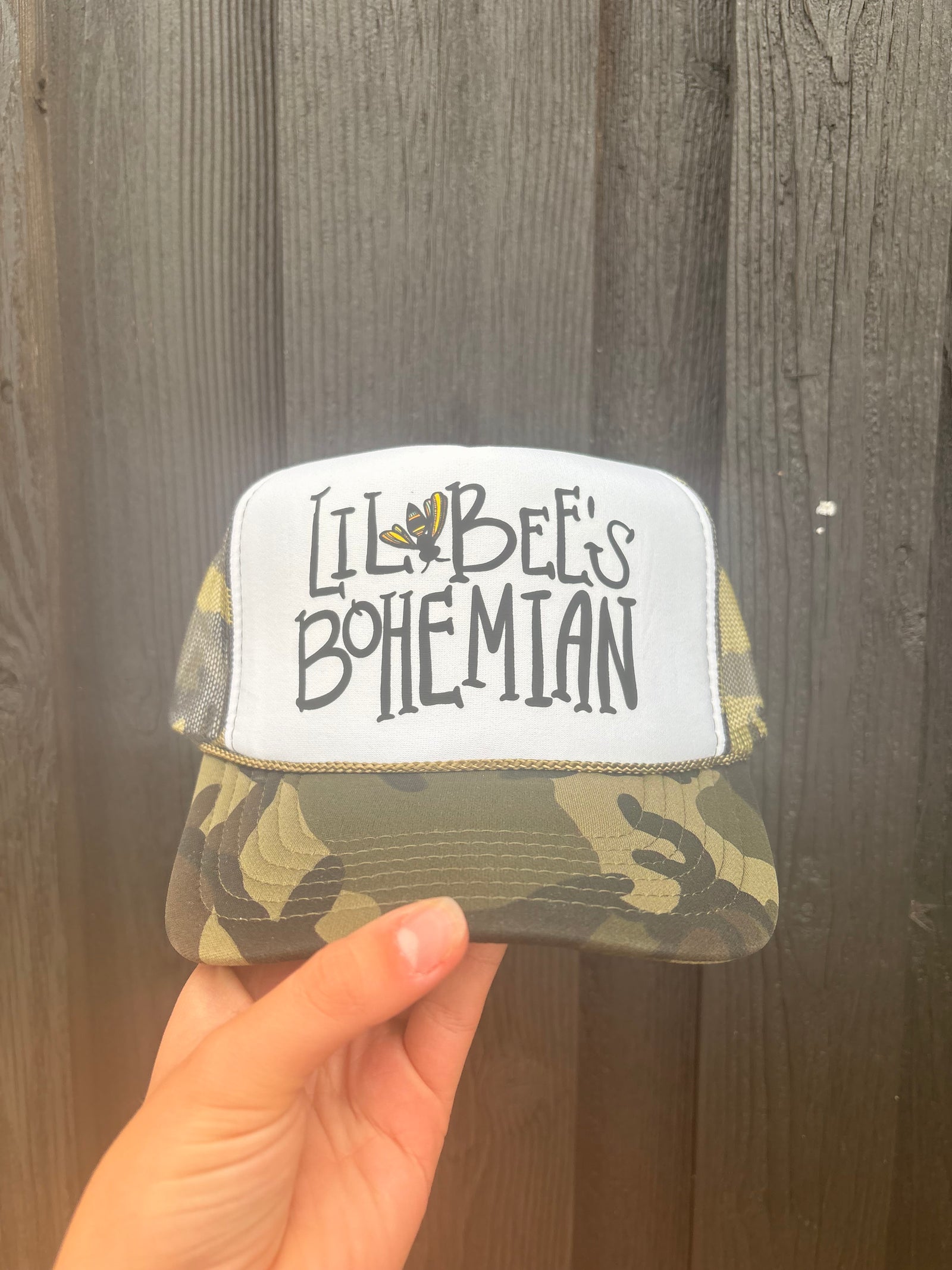 Lil Bee's Logo Sheridan Custom Trucker Hat