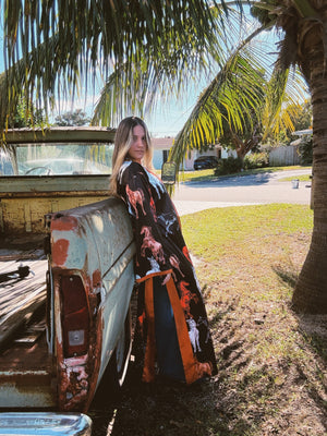 PREORDER Rebel Yell Horse & Leopard Print Reversible Duster PREORDER MARCH/APRIL 2026