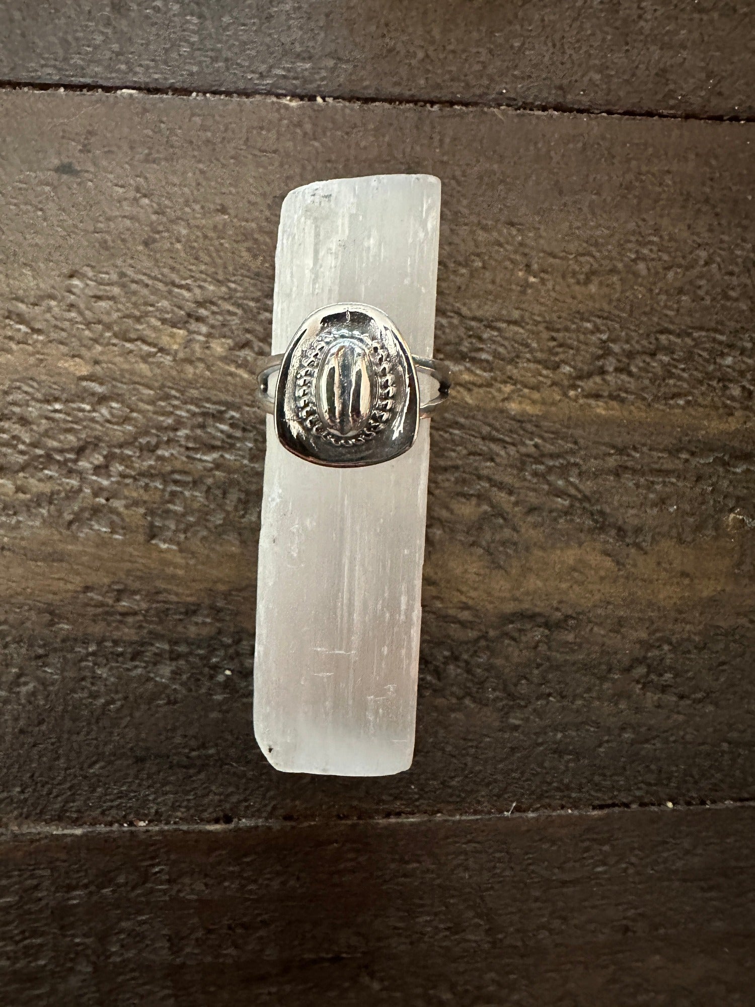 Sterling Silver Cowboy Hat Ring - Lil Bee's Bohemian