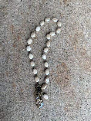 Drops of Jupiter Faceted Crystal Toggle Necklace (custom made to order)