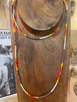 A Little Seedy Western 2 Layer Necklace