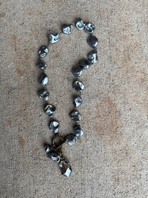 Drops of Jupiter Faceted Crystal Toggle Necklace (custom made to order)