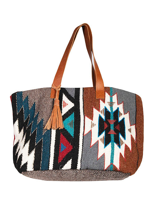 Scully selling Western Aztec Woven Tapestry Bag