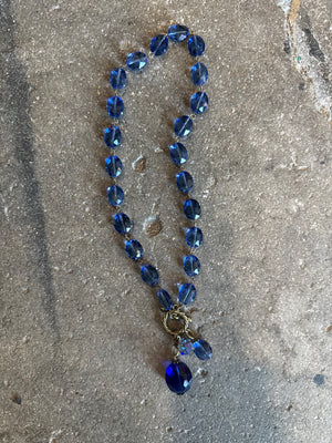 PREORDER - Drops of Jupiter Faceted Crystal Toggle Necklace (custom made to order) ~ PREORDER ETA Shipping 2/10-2/18