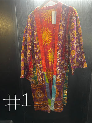 Sugaree Handmade Reversible Kantha Quilt Duster