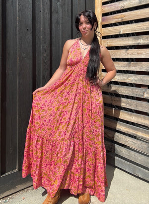 Love Is A Wild Thing Flowy Tiered Maxi Dress - BACKORDER 6/4