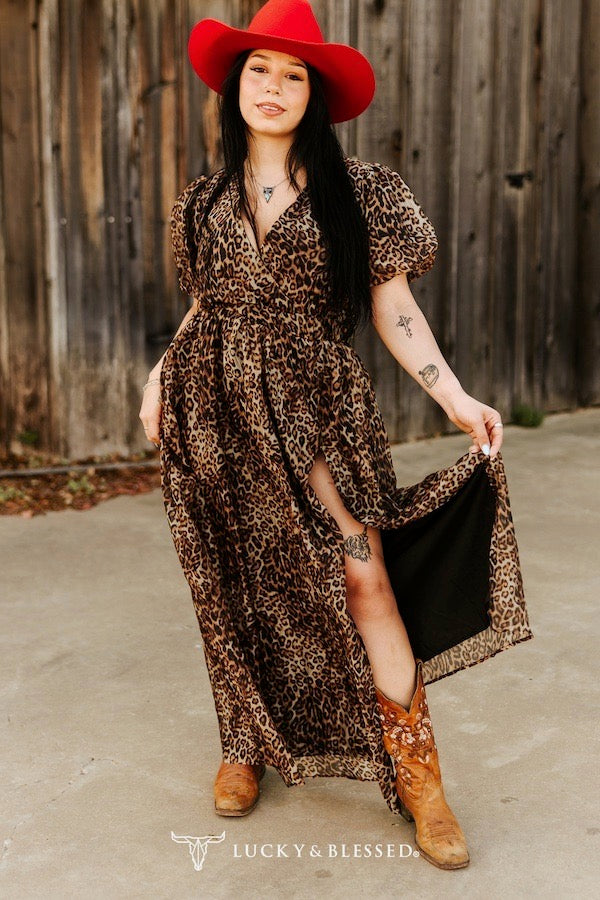 Wild Thing Leopard Maxi Dress