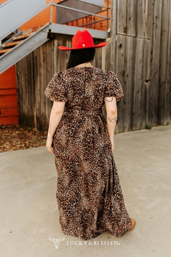 Wild Thing Leopard Maxi Dress