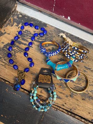 Tangled Up In Blue Jewelry Set