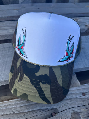 Sailors Delight Sparrow Patch Trucker Hats