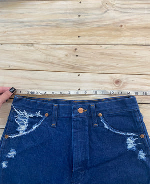 Vintage Wrangler Medium Wash Reworked Shorts ~ Size 32/34 ~ Queen Bee’s Closet #1160
