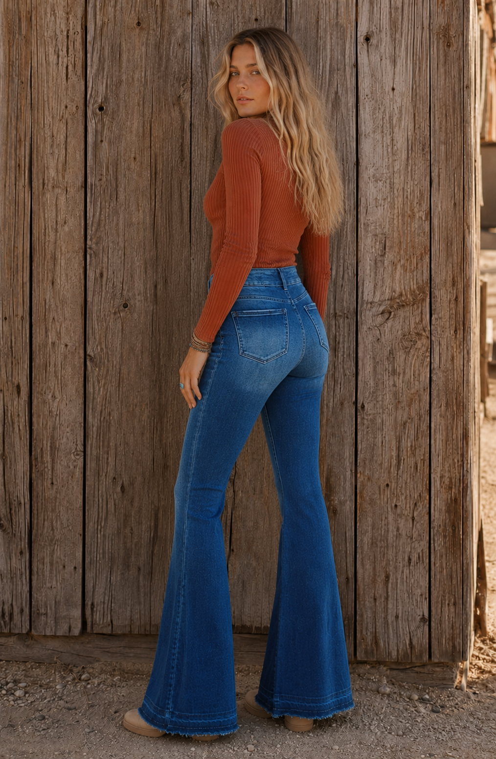 Stand For Something Ultra High Rise Super Flare Jeans