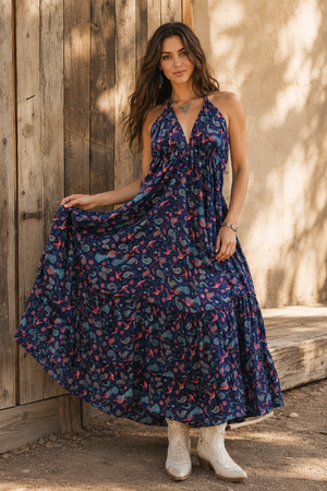 Love Is A Wild Thing Flowy Tiered Maxi Dress - PREORDER