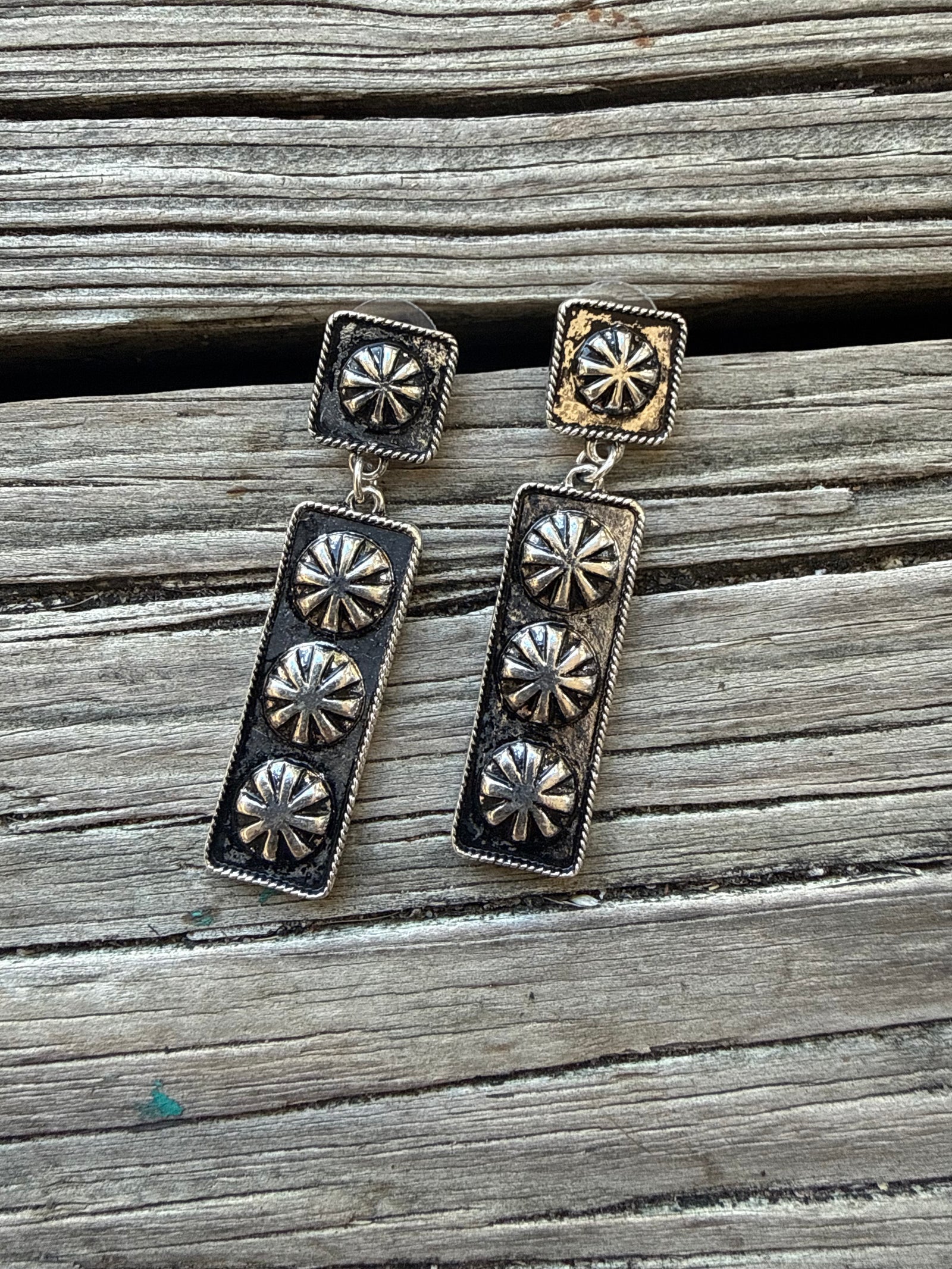 Rodeo Charm Stud Drop Earrings