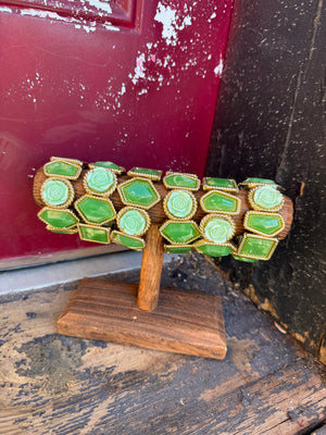 Tell Mama Rose & Gem Stone Bracelet