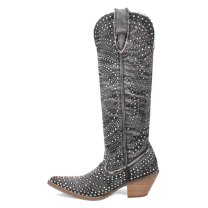 Honkytonk Honey Black Denim & Rhinestone Boot (DS)