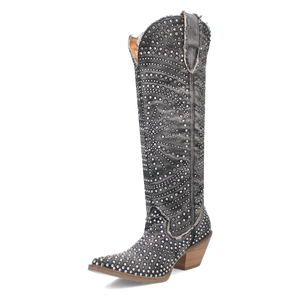 Honkytonk Honey Black Denim & Rhinestone Boot (DS)