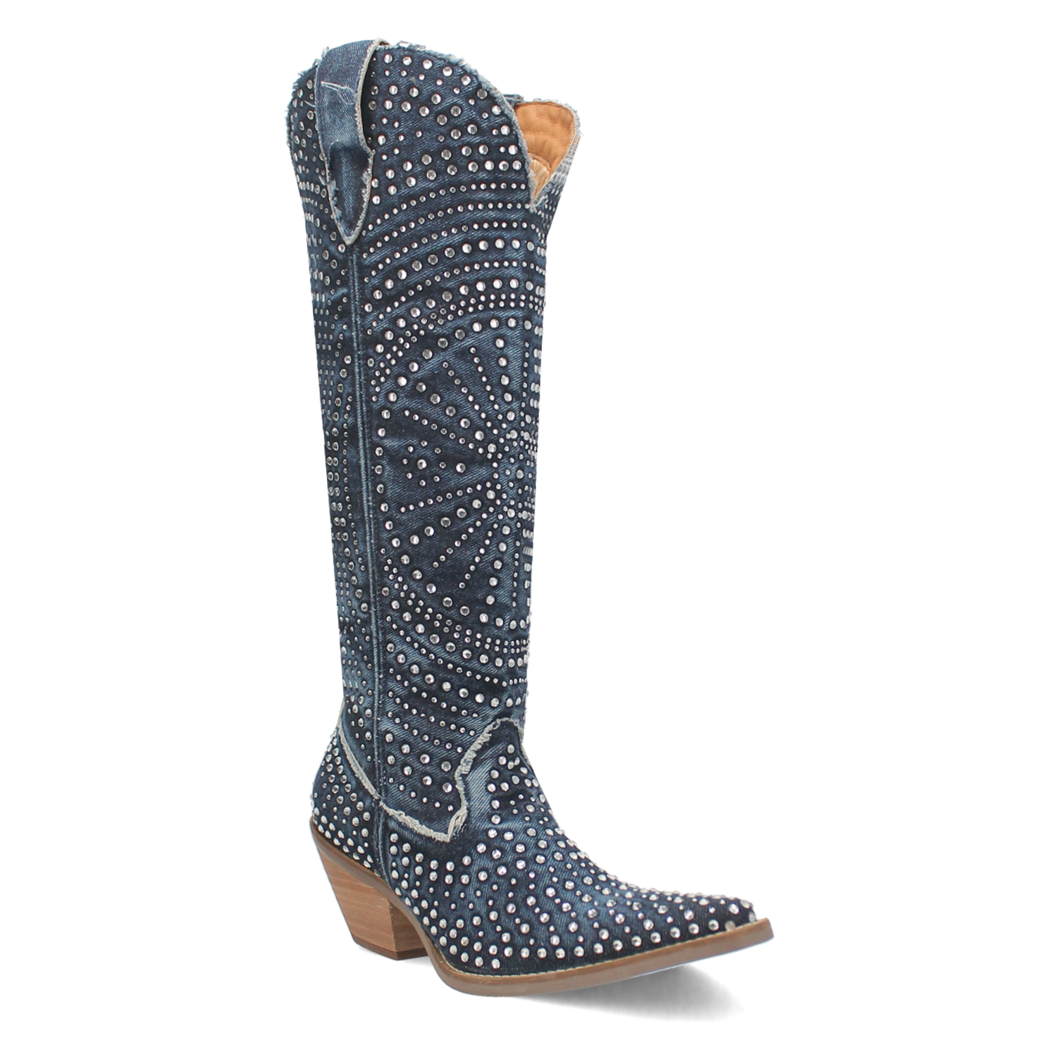 Honkytonk Honey Denim & Rhinestone Boot (DS) ~ BACKORDER NOVEMBER 2024