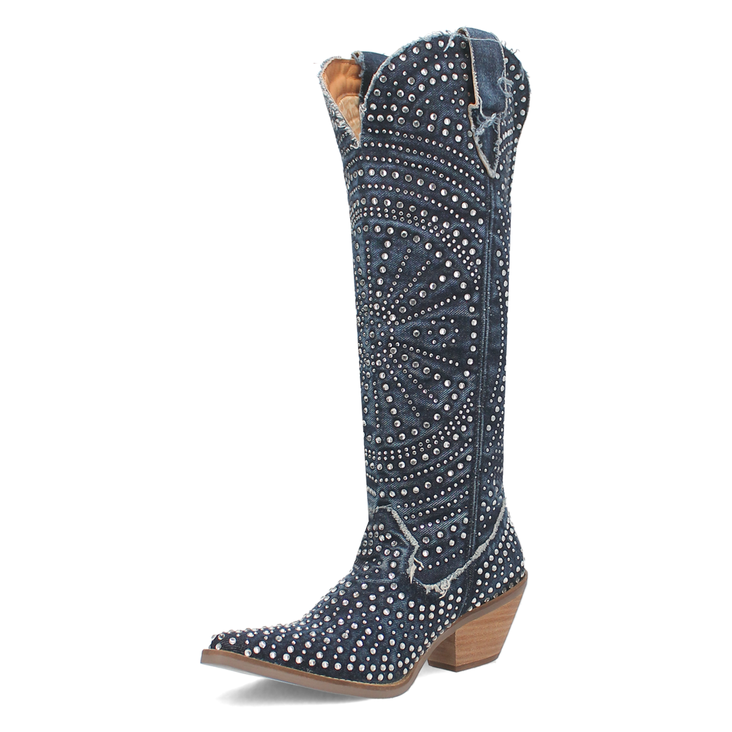 Honkytonk Honey Denim & Rhinestone Boot (DS) ~ BACKORDER NOVEMBER 2024