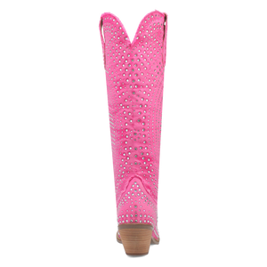 Honkytonk Honey Pink Denim & Rhinestone Boot (DS)