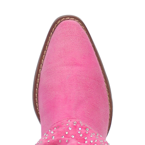 Eye Candy Pink Denim & Rhinestone Boot (DS)