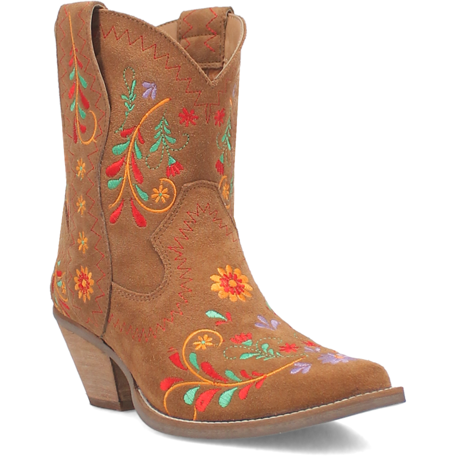 Sugar Bug Camel Leather Bootie (DS)