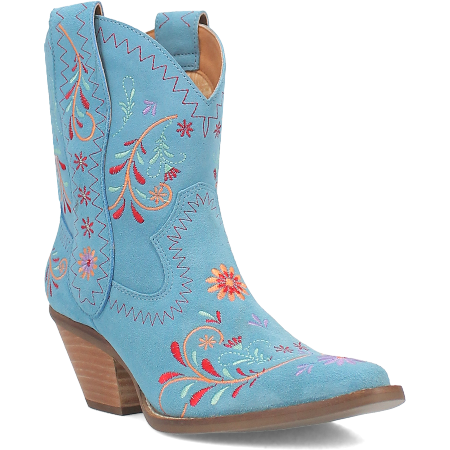 Sugar Bug Blue Leather Bootie (DS)