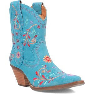 Sugar Bug Blue Leather Bootie (DS)