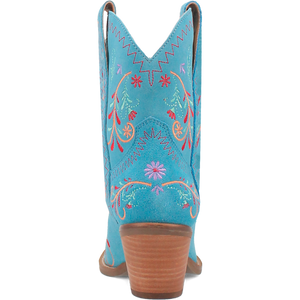 Sugar Bug Blue Leather Bootie (DS)