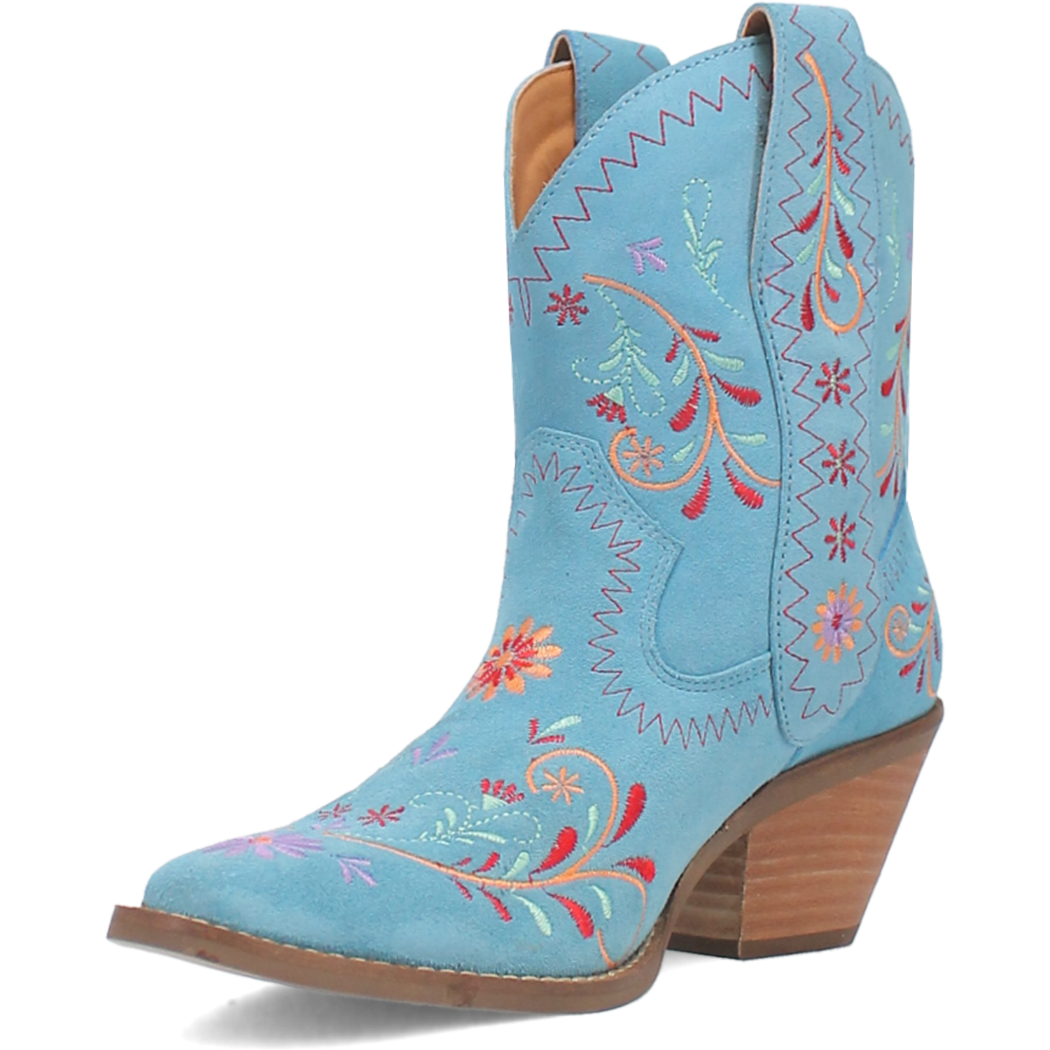 Sugar Bug Blue Leather Bootie (DS)