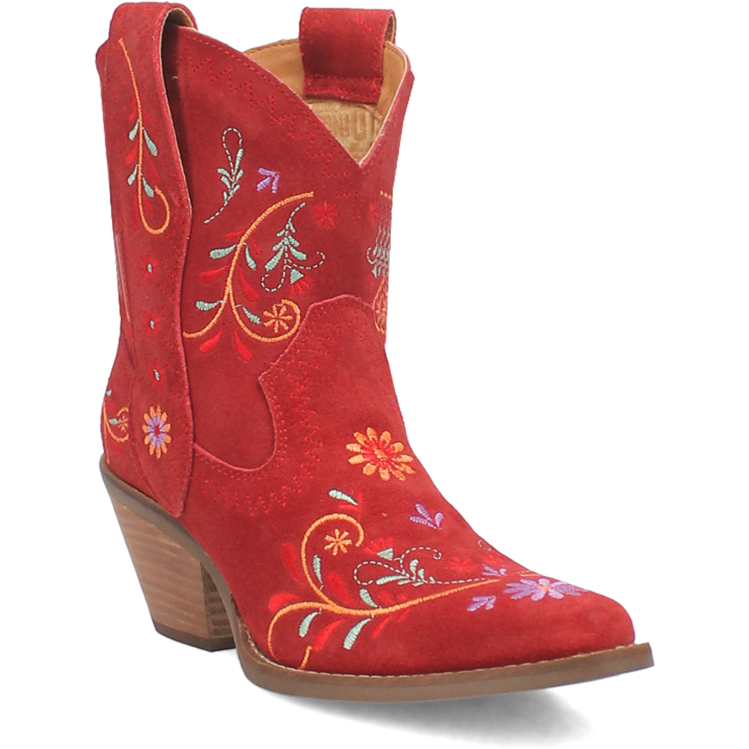 Sugar Bug Red Leather Bootie (DS)