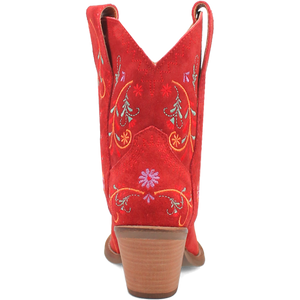 Sugar Bug Red Leather Bootie (DS)