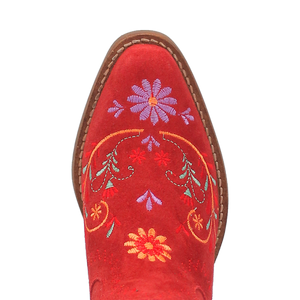 Sugar Bug Red Leather Bootie (DS)