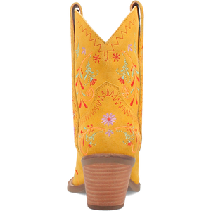 Sugar Bug Yellow Leather Bootie (DS)