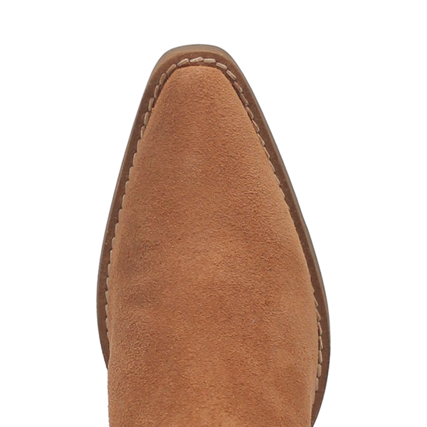 Sabana Camel Suede Leather Boots (DS) - Lil Bee's Bohemian