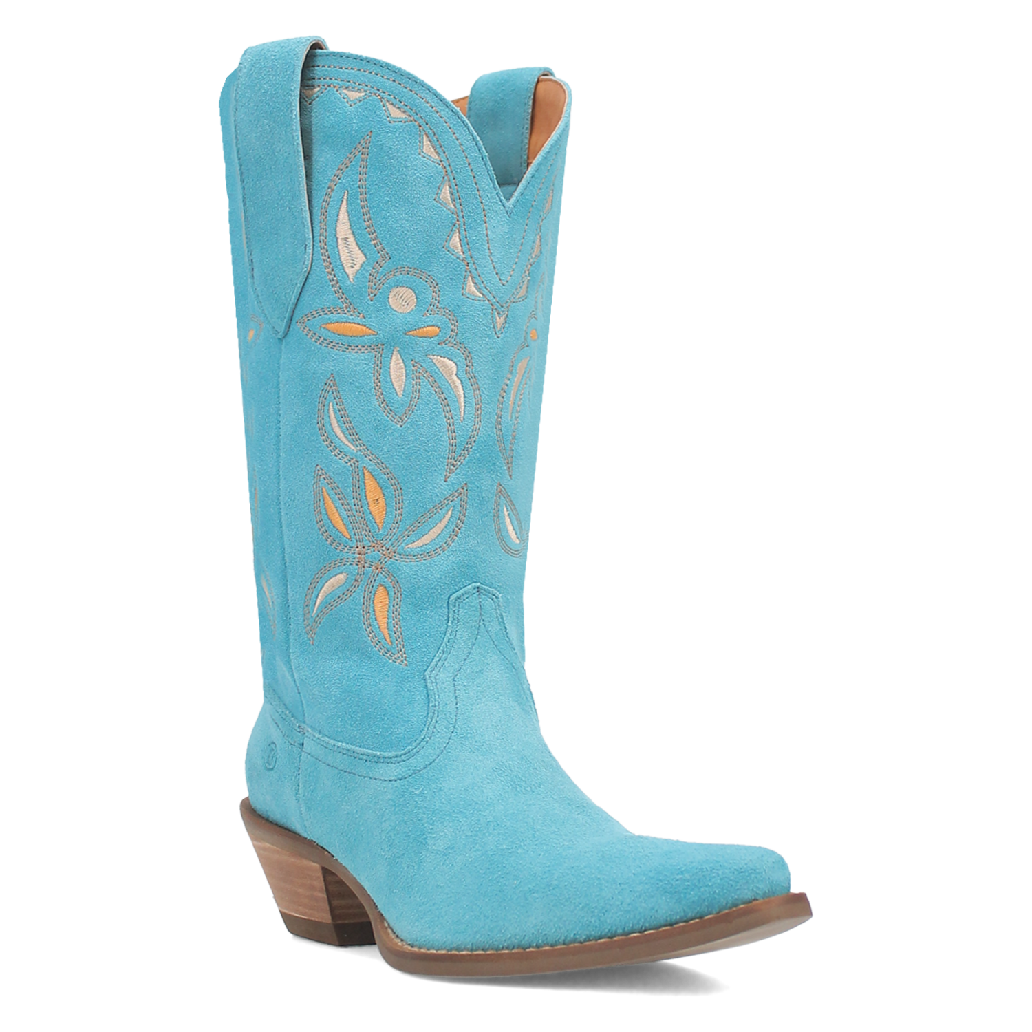 Sabana Blue Suede Leather Boots (DS)