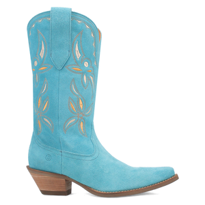 Sabana Blue Suede Leather Boots (DS)