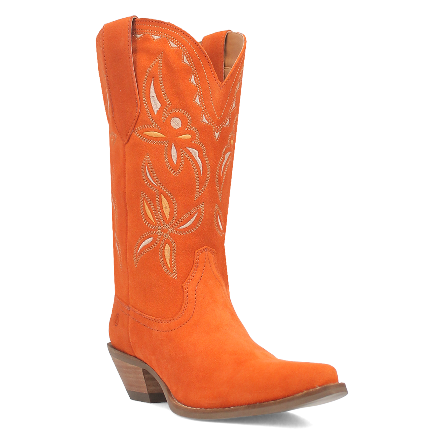 Sabana Orange Suede Leather Boots (DS)