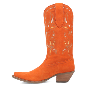 Sabana Orange Suede Leather Boots (DS)