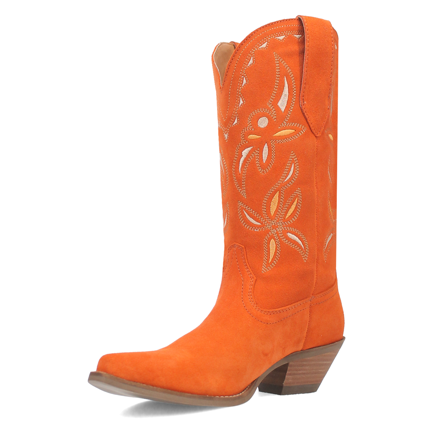 Sabana Orange Suede Leather Boots (DS)