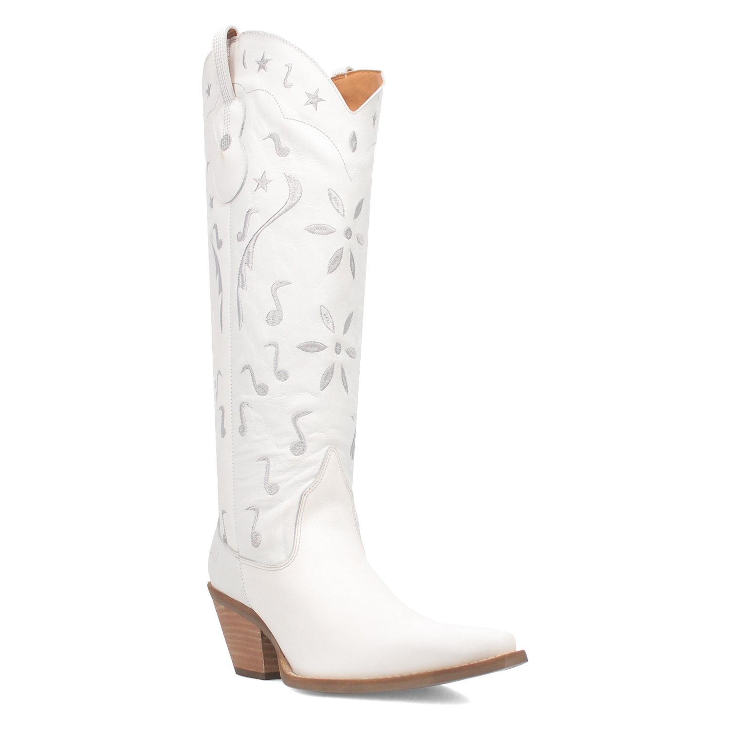 Rhymin White Leather Boots (DS)