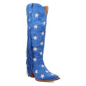 Super Star Blue Suede Leather Boot (DS)