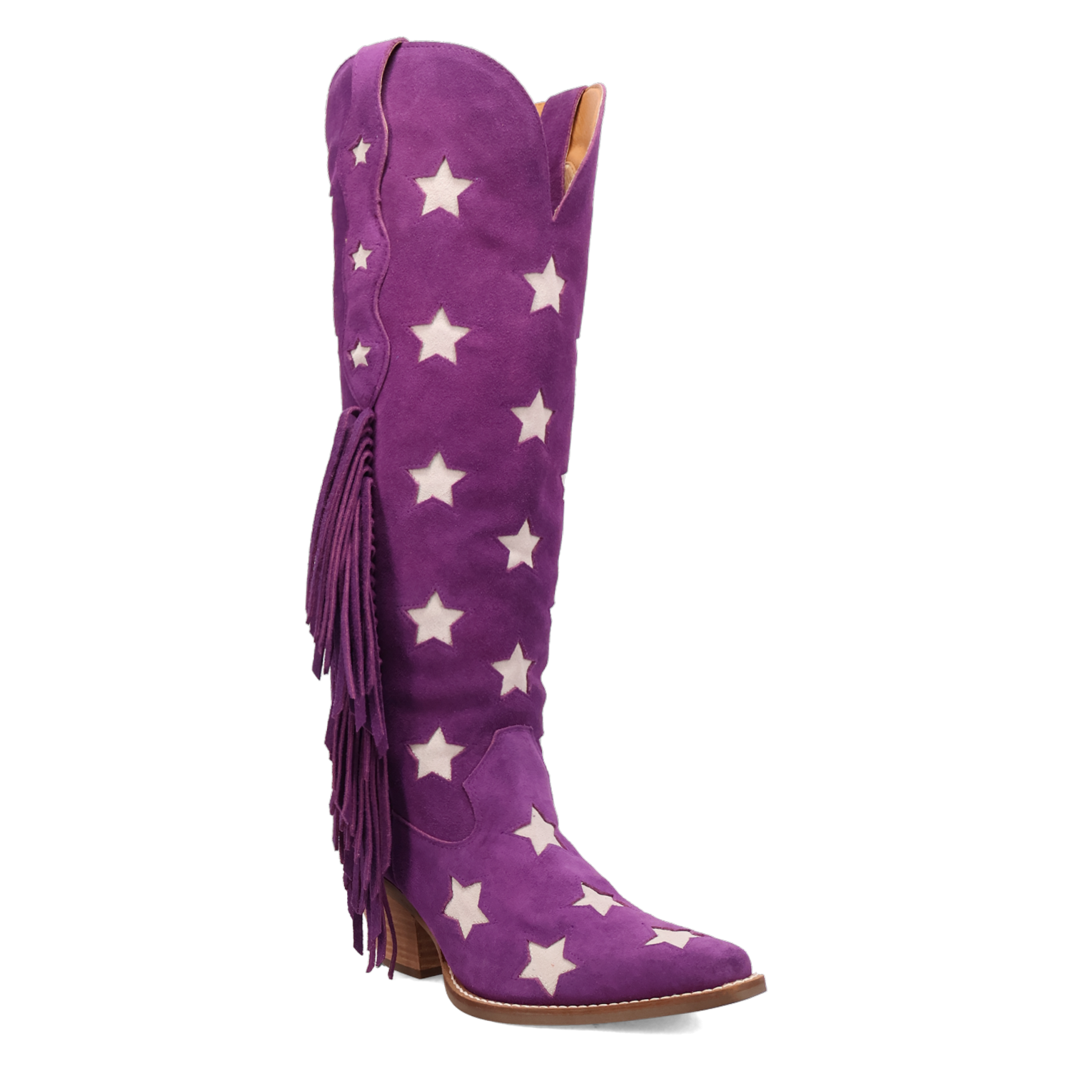 Super Star Purple Suede Leather Boot (DS)