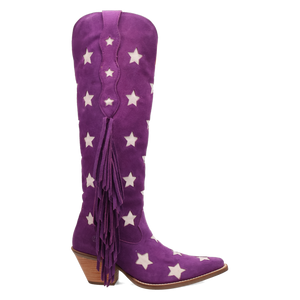 Super Star Purple Suede Leather Boot (DS)