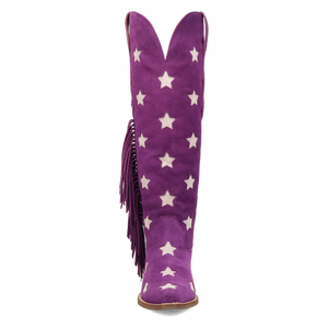 Super Star Purple Suede Leather Boot (DS)