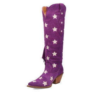 Super Star Purple Suede Leather Boot (DS)